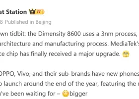 Dimensity 8600 Terbaru Bawa Chipset 3nm di Smartphone Mid-Range