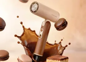 Dreame Pocket P10 Cake, Hair Dryer Lipat Praktis dengan Dispenser Minyak Rambut