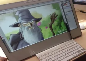 Yiynova MVP 22U, Drawing Tablet Layar Besar untuk Desainer Profesional
