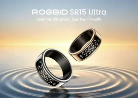 Rogbid SR15 Ultra Membawa Layar dan Notifikasi Haptic ke Cincin Pintar