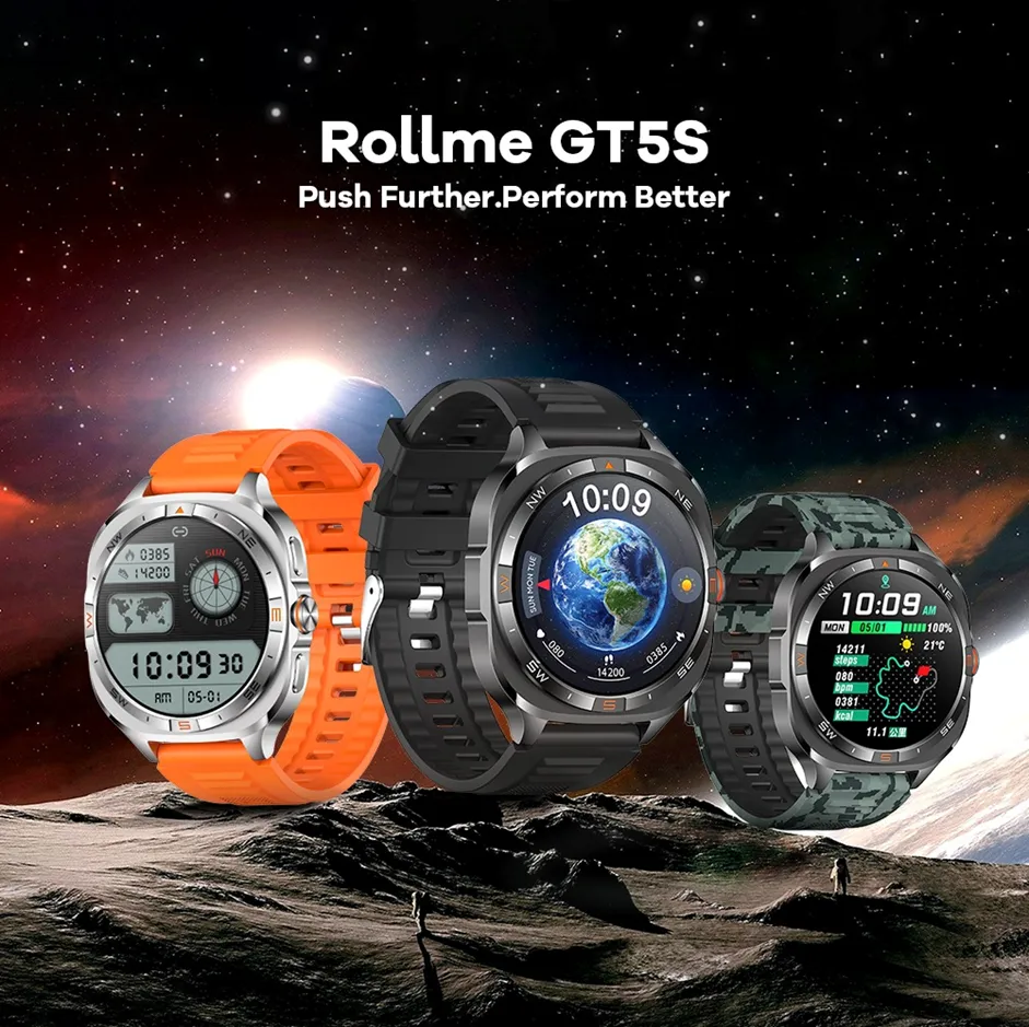 Rollme GT5S Resmi Rilis, Jam Tangan GPS Murah dengan Akurasi Tinggi