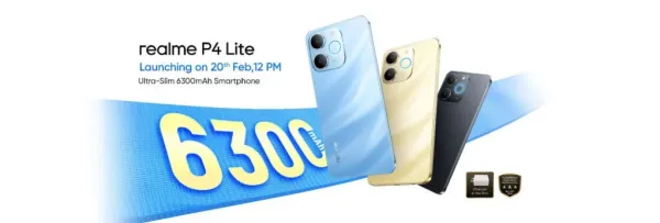 Analisis Lengkap Realme P4 Lite 4G India: Fitur, Baterai 6,300mAh, dan Ketahanan (Photo: Gizmochina, Realme)
