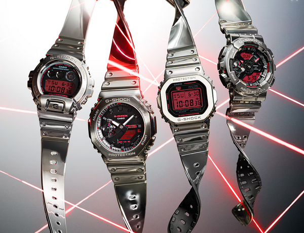 Update Jam Tangan G-Shock Bezel Logam Dial Merah Terbaru Resmi Meluncur dengan Desain Mewah (Photo: Casio)